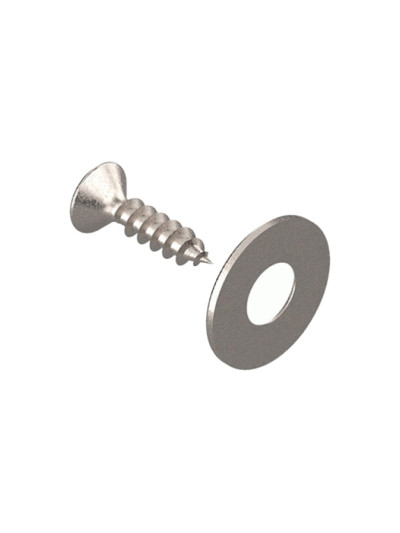 Тип-он пластина для дверей під шуруп  - 1