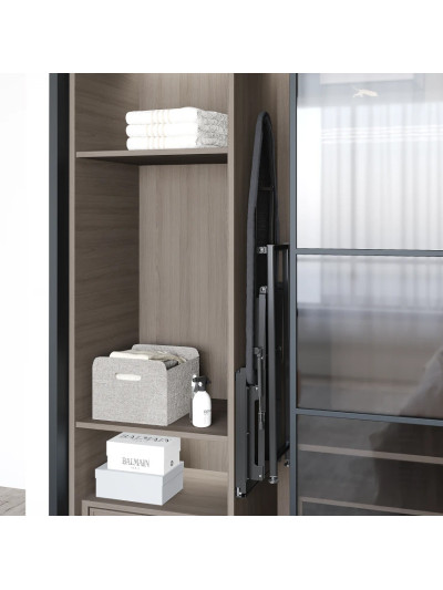 Доска гладильная в шкаф 150х340х1480 S-6610 Антрацит  - 1 2