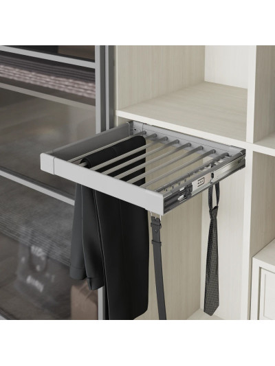 Брючниця висувна + тримач краваток 600 мм S-6215 STARAX - 1 2