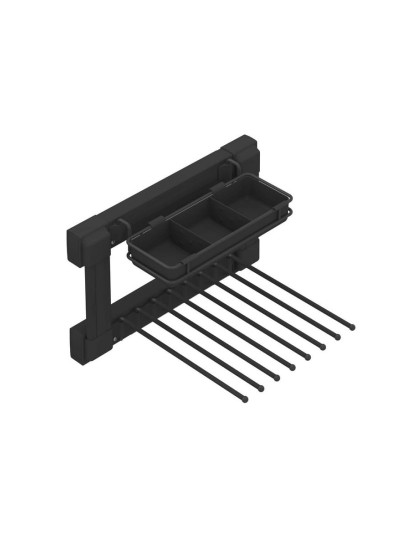 Брючница с корзиной выдвижная L 360*475*220 S-6755 Антрацит  - 1