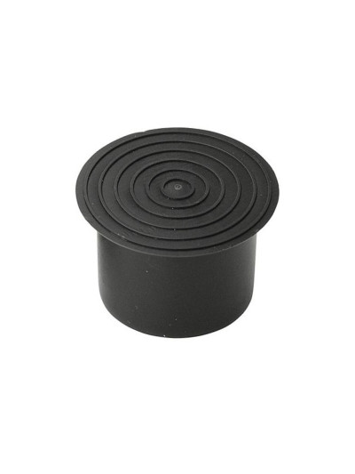 Заглушка до труби діаметром 25 мм Чорна R-15  - 1