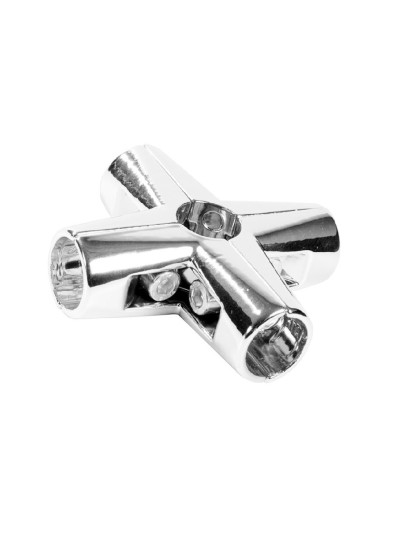 Соединение Х-образное на трубу 25 мм R-45  - 1