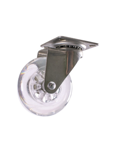 Ролик поліуретановий D75 з пластиною  - 1