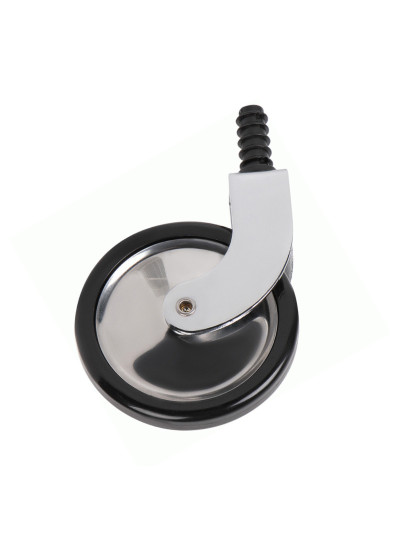 Ролик пластиковий зі штифтом D75 мм Хром  - 1