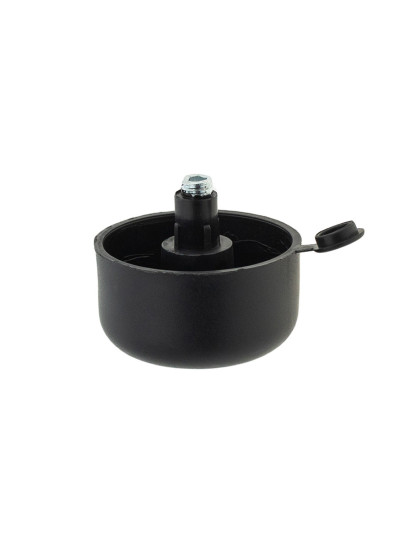 Меблева опора H27 регульована Чорна  - 1