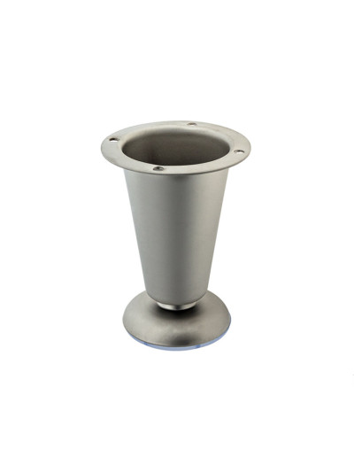 Ножка мебельная H100 конусная Хром NZ-0906  - 1