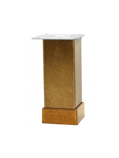 Ніжка кухонна H100 квадрат з регулюванням Бронза 113-08  - 1