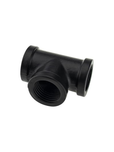 Крепление для труб Т-образное D19 Черное  - 1