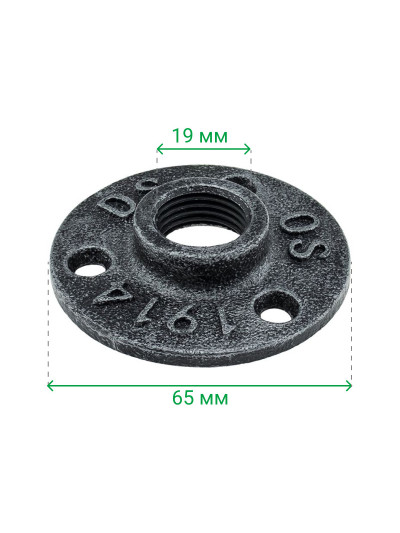 Фланець для труби D19 Ретро  - 1 2