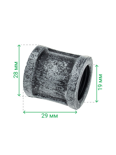 Промежуточное крепление трубы D19 Ретро  - 1 2