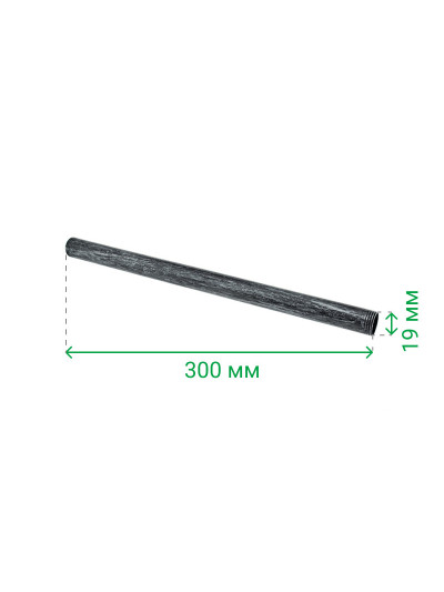Труба D19 завдовжки 300 мм Ретро  - 1 2