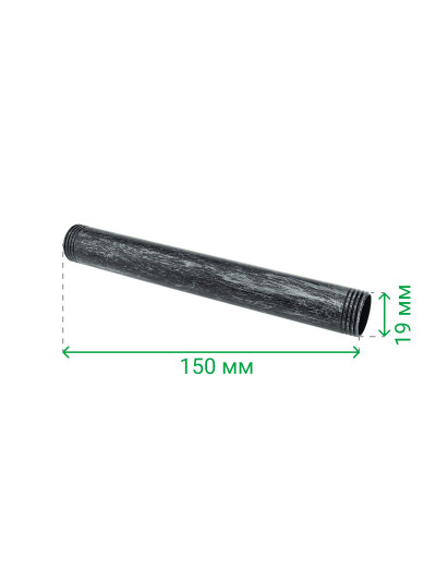 Труба D19 длиной 150 мм Ретро  - 1 2