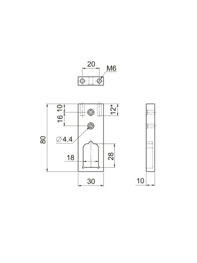copy of Держатель штанги черный R302 ROLLA  - 1 2