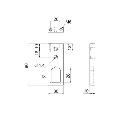 copy of Держатель штанги черный R302 ROLLA  - 2