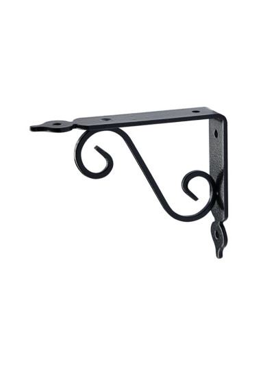 Консоль для ДСП полки Toskania 140х110 мм Металл черный  - 1