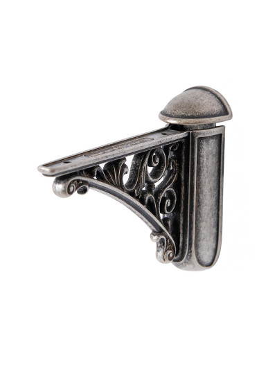 Тримач полиці Bosetti Marella 125х96 мм Срібло 42430Z125  - 1 2