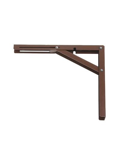 Консоль (для полиці) складана з фіксатором L300мм Коричнева  - 1