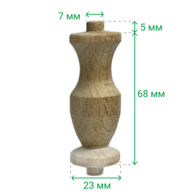 Столбики для мебельной балюстрады (точеный елемент)  - 3