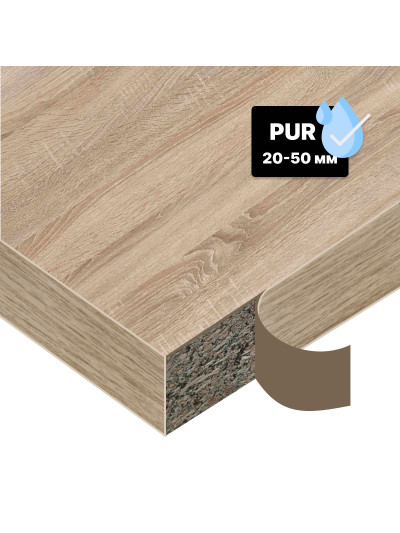 Поклейка ПВХ крайки PUR клеєм 20-50 мм (пог м)  - 1