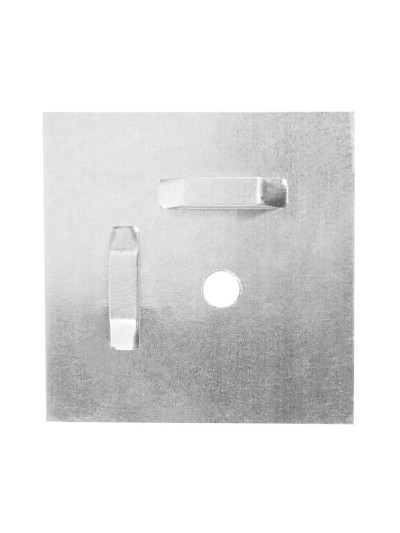 Скрытый настенный крепеж для зеркал 100х100мм  - 1