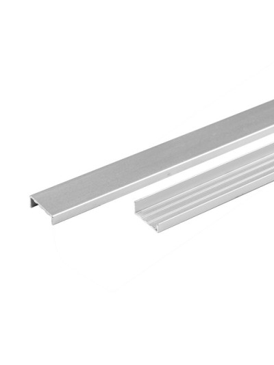 Торцевая планка С-18 алюминий L3000 MebTech - 1