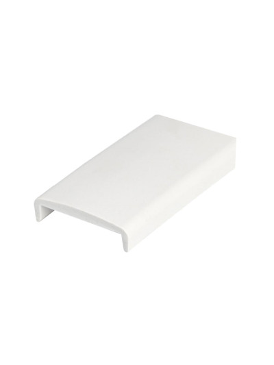 Торцевая планка жесткая С-16 под плиту Белый 2600мм MebTech - 1