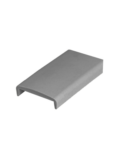 Профиль торцевой для ДСП С-16 жесткий Серый 2600мм MebTech - 1