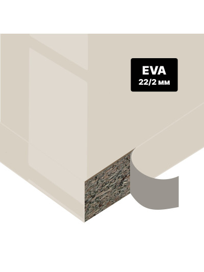 Поклейка ПВХ прямолінійна 22/2 мм акрил панелей EVA  - 1