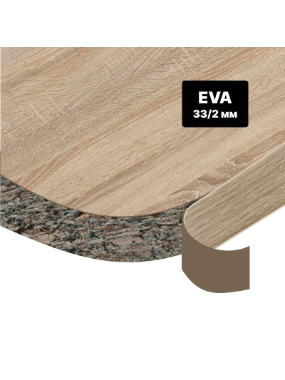 Поклейка криволінійна ПВХ ручна 33/2 мм EVA  - 1