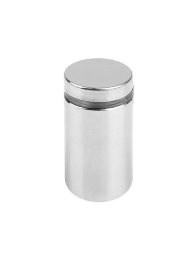 Крепление стекла дистанционное Хром 19X40  - 1