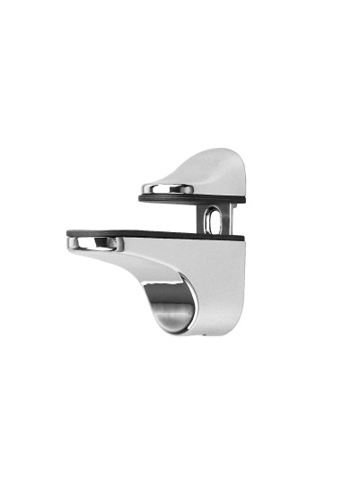 Регулируемый туканчик для стеклянных полок Хром Rolla - 1