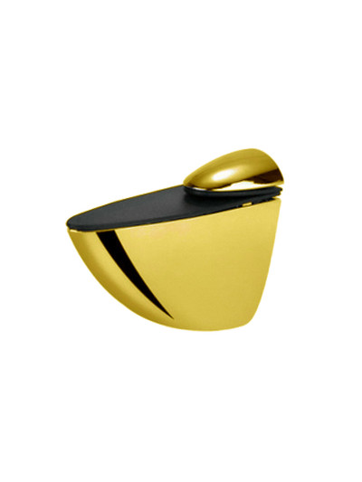 Регульований пелікан для скляних полиць Хром 52х40мм  - 1