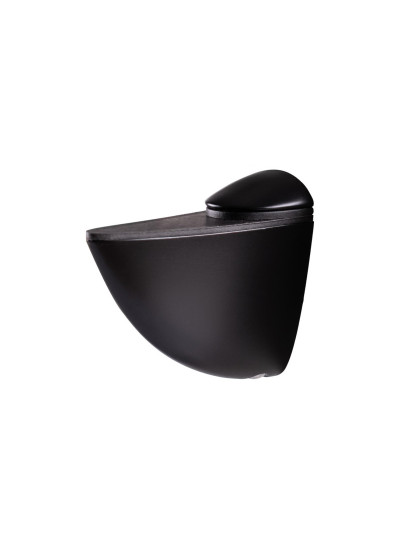 Регульований пелікан для скляних полиць Чорний 52х40мм Rolla - 1