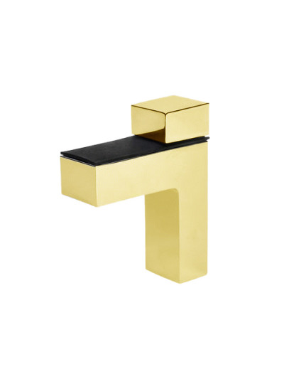 Тримач для скляної полички Quadro Золото  - 1