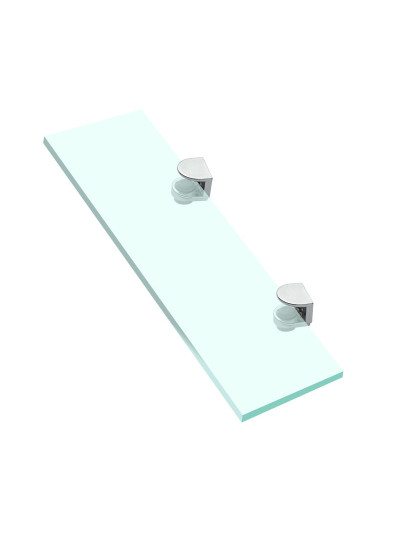 Держатель для стеклянных полок М 151S Хром  - 1 2