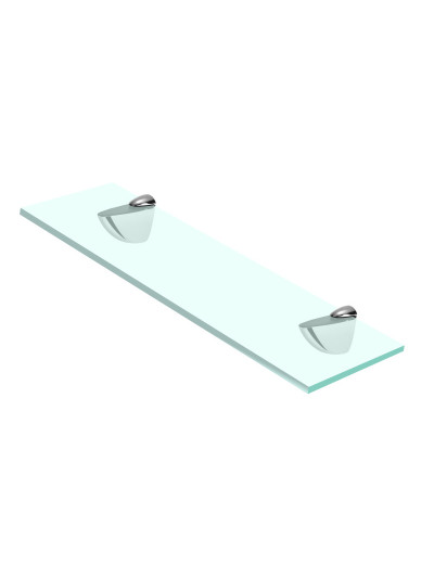 Регульований пелікан для скляних полиць Хром 52х40мм Rolla - 1 2