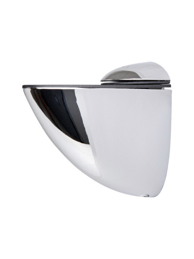 Регулируемый пеликан для стеклянных полок Хром 107х70 XL  - 1