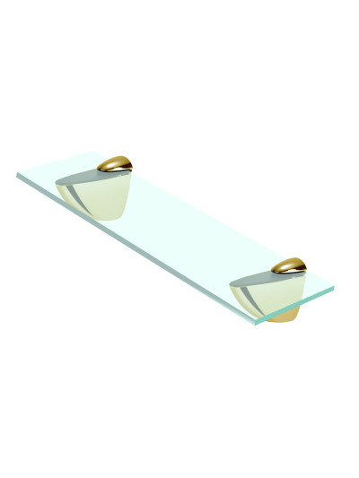 Регулируемый пеликан для стеклянных полок Золото 107х70 XL  - 1 2