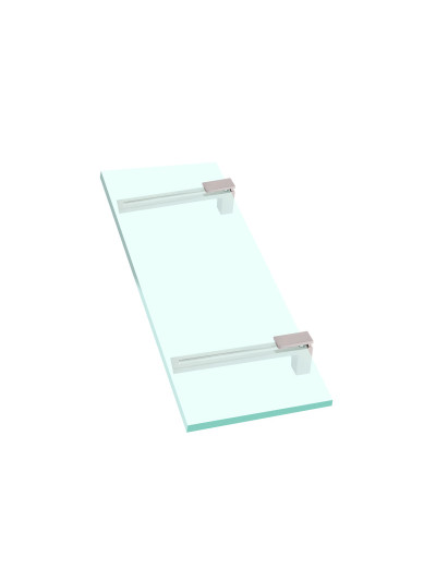 Держатель для стеклянной полочки М7010.230 Сатин  - 1 2