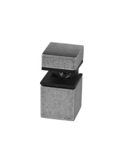 Держатель для стеклянной полки ПК-22 Старое серебро  - 1