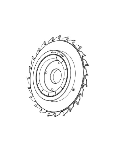 Пила подрезная FABA PL-405S 125x2.8/3.6/22GMHV  - 1 2