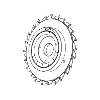 Пила підрізна FABA PL-405S 125x2.8/3.6/22GMHV  - 2