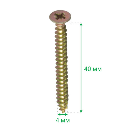 Шуруп 4 х 40 тис шт  - 2