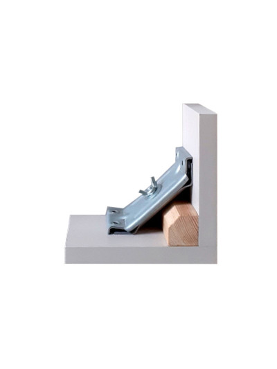 Кріплення ніг до столу Бобишка (пластинка, гвинт, гайка)  - 1 2