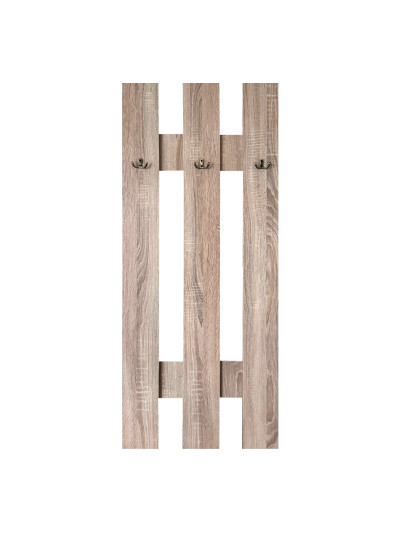 Вешалка настенная в прихожую Дуб Сонома 1100х590 мм  - 4 2