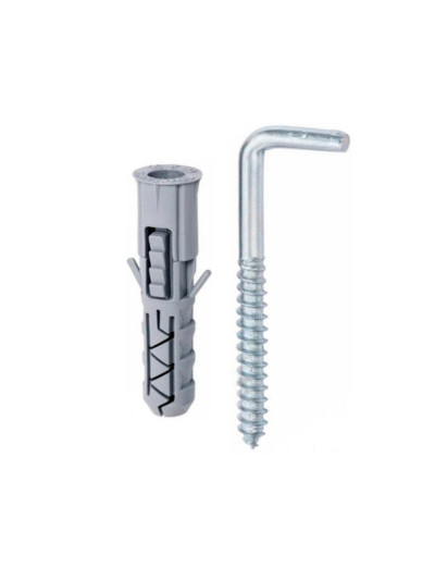 Дюбель розпірний з L-гачком 10мм  - 1