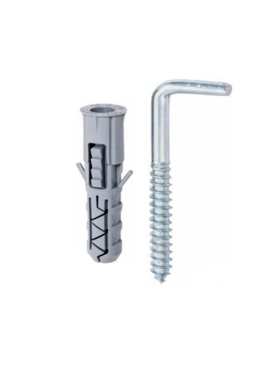 Дюбель розпірний з L-гачком 12мм  - 1