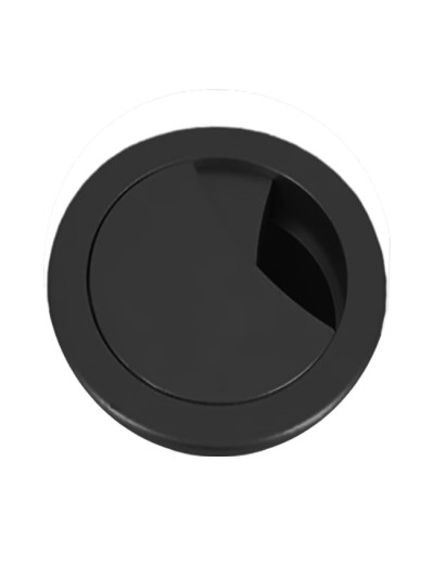 Заглушка компьютерная для проводов РП Черная  - 2