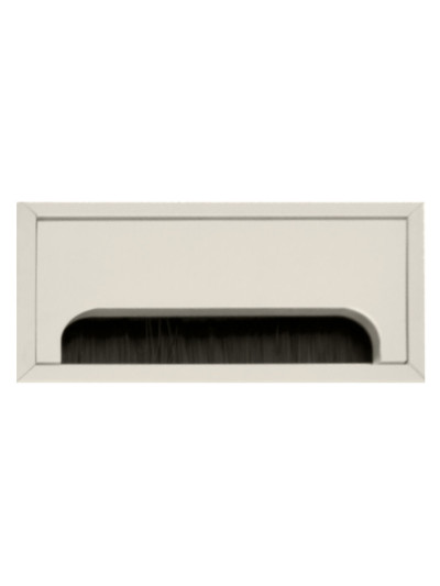 Комп'ютерний пропуск для кабелю VL 80х160 Сатин  - 2