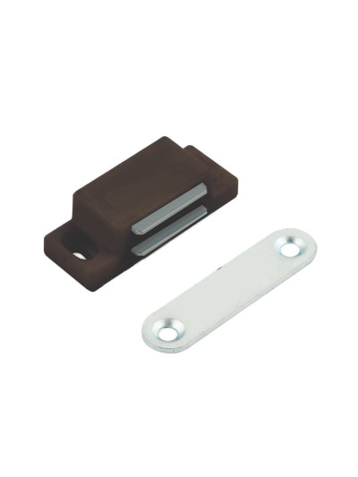 Клямка магнітна маленька Коричневий  - 1